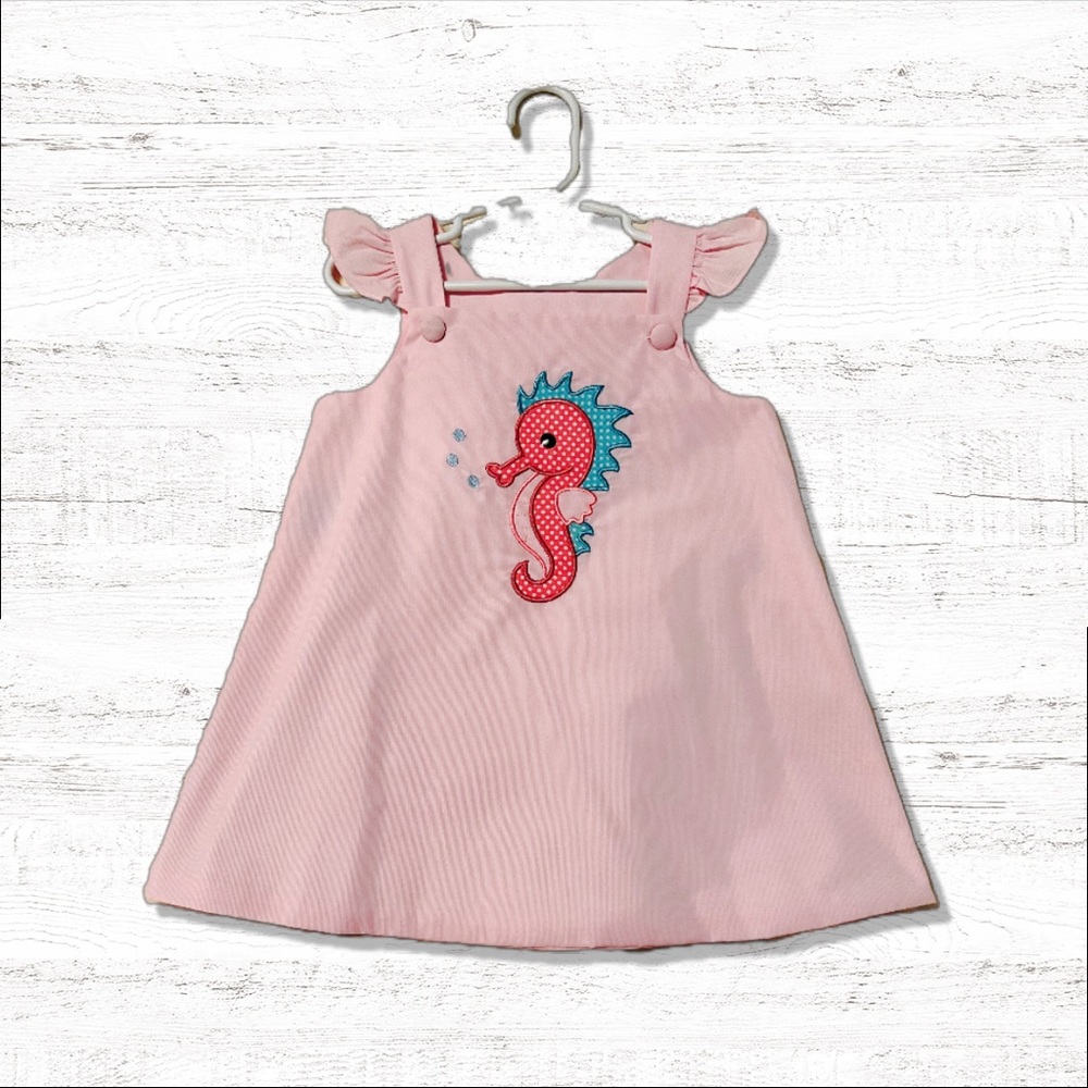 Cute Seahorse dress 2T